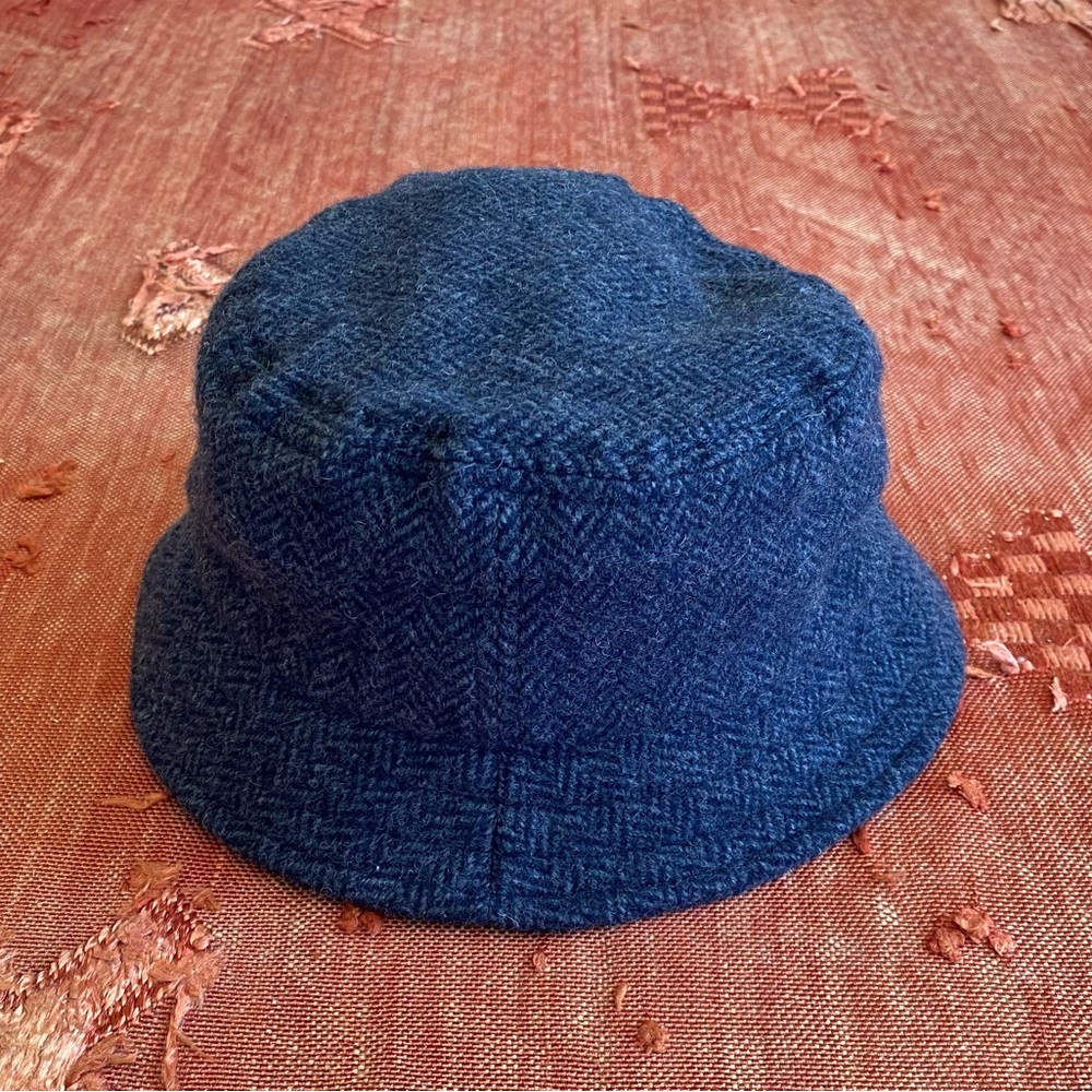Men’s Hartford wool herringbone bucket hat O/S